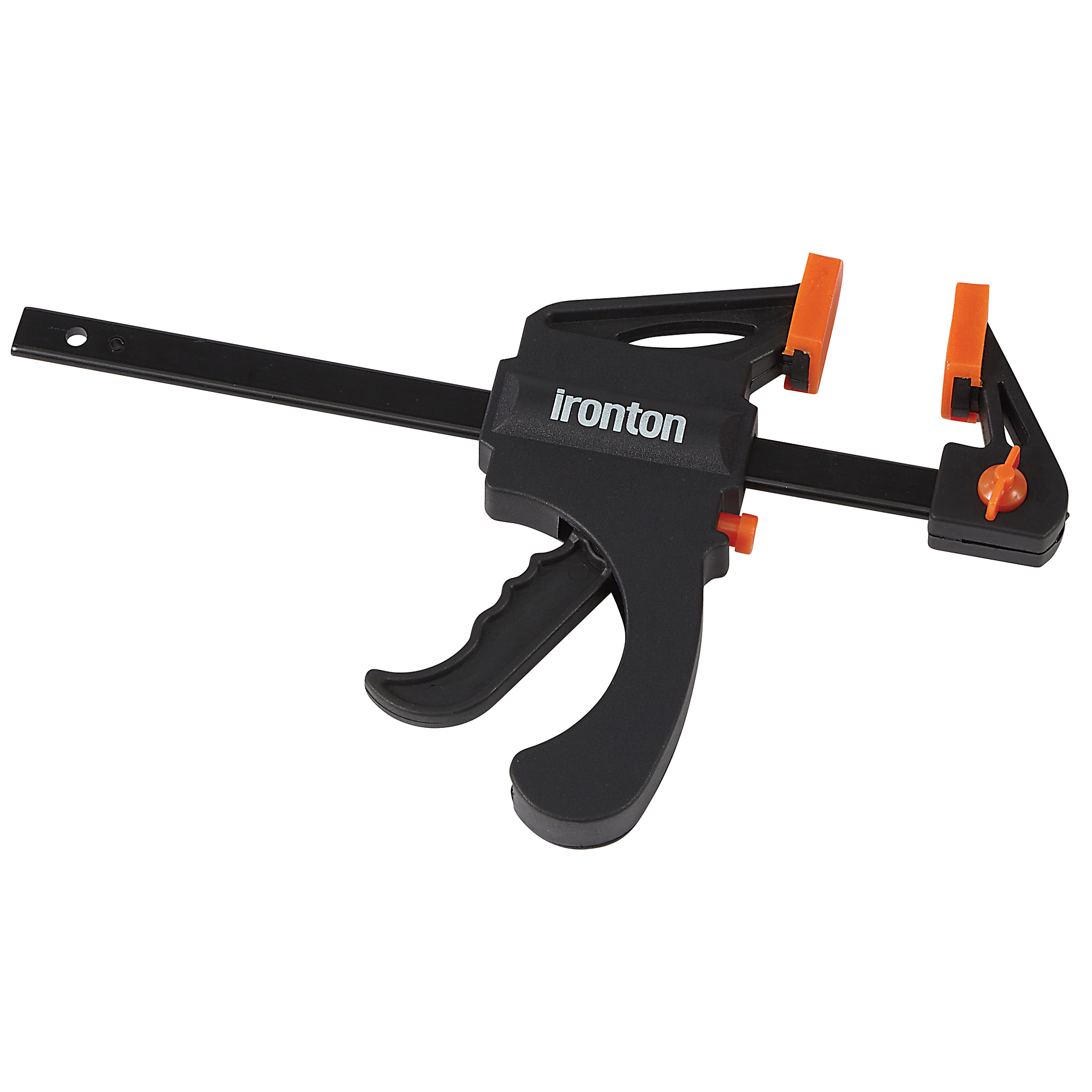 Ironton 6in. Ratcheting Bar Clamp/Spreader, 490-Lb. Clamping Pressure, 5.9in. Opening